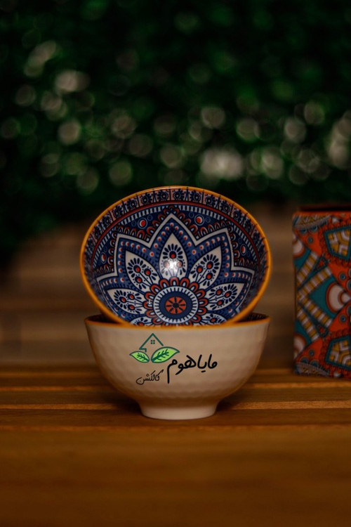 پک کاسه دو عددی طرح سنتی همراه با جعبهی شکیل و کادویی