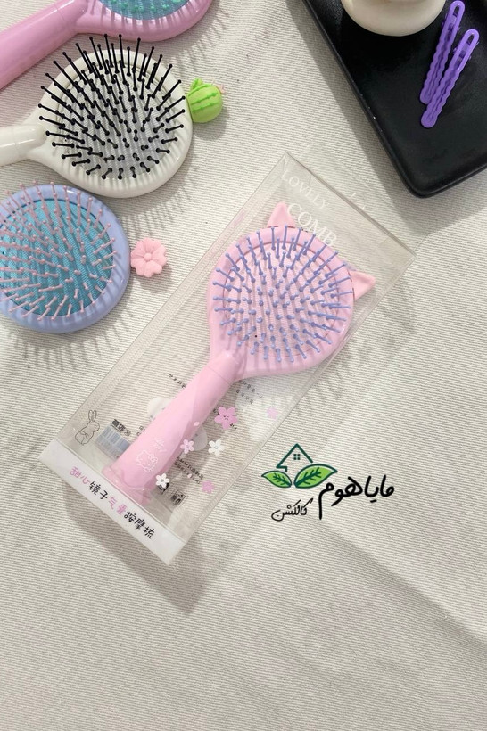 برس فانتزی گرد آینه دار