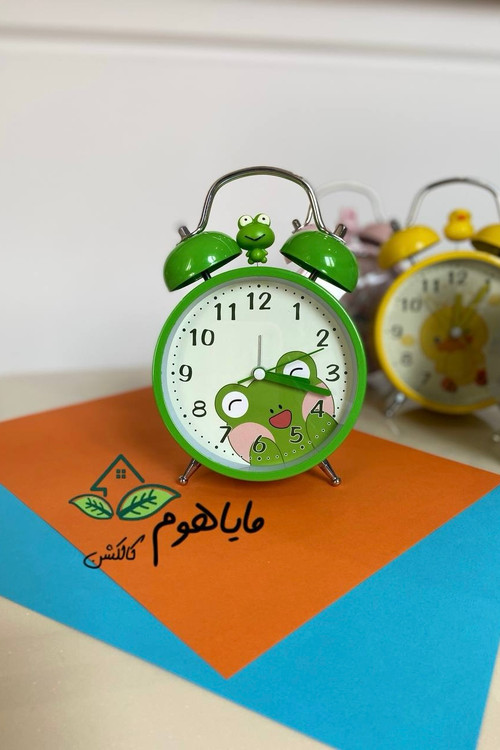ساعت رومیزی شماطه دار قورباغه بانمک