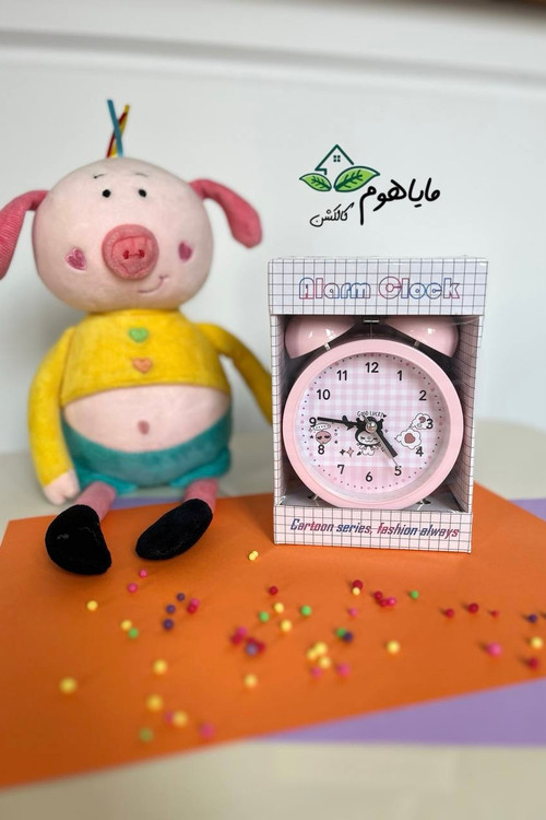 ساعت رومیزی شماطه دار کرومی