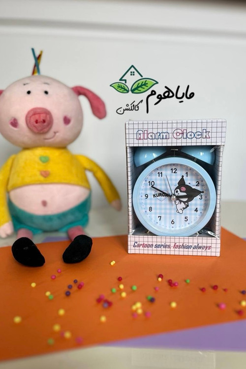 ساعت رومیزی شماطه دار کرومی