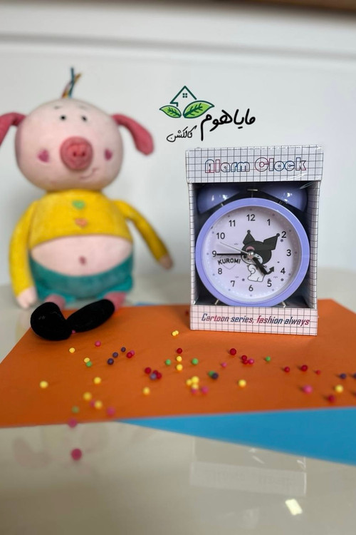 ساعت رومیزی شماطه دار کرومی