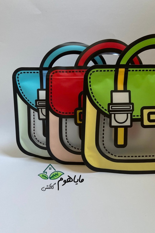 زیپ کیپ فانتزی طرح کیف دستی سه بعدی سایز بزرگ