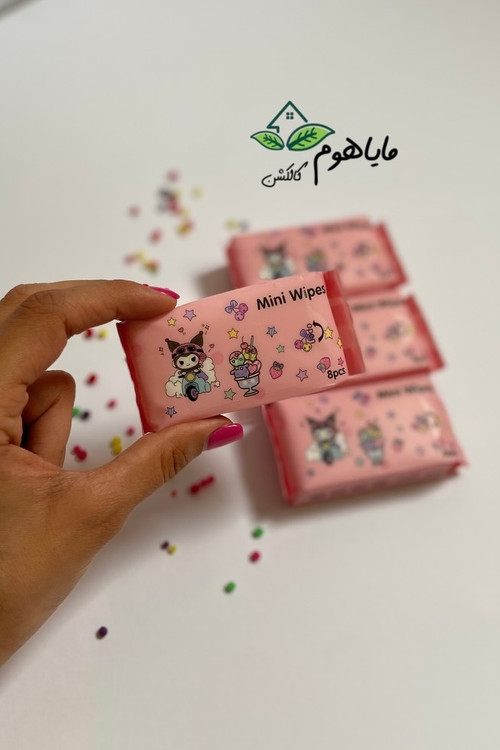 دستمال مرطوب جیبی مدل کرومی