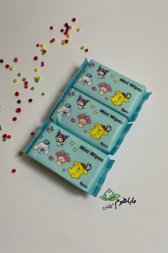 دستمال مرطوب جیبی مدل گروه سانریو