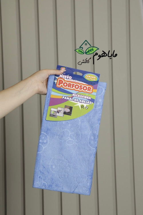دستمال میکروفایبر همه کاره مخصوص نظافت شیشه، لوازم خانگی و ماشین Profosor