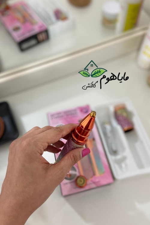 موزن صورت و ابرو دو کاره اکلیلی شارژی مدل مدل CF-001