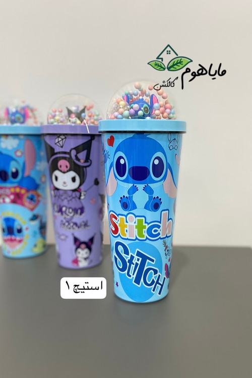 ماگ اسموتی استیل چراغدار طرح استیچ