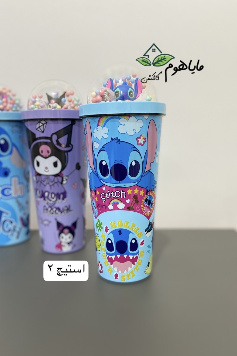ماگ اسموتی استیل چراغدار طرح استیچ