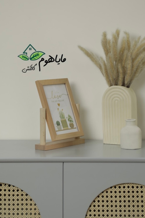 قاب عکس چوبی مدل گردون 360 درجه دو طرفه 7*5