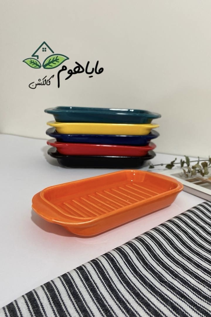 مزه خوری مستطیل برند وینسم رنگ متالیک winsome