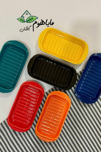 مزه خوری مستطیل برند وینسم رنگ متالیک winsome