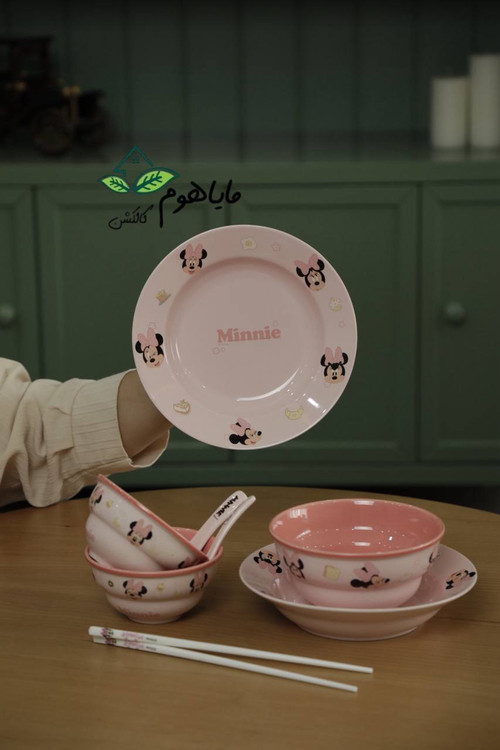 ست غذاخوری فانتزی دو نفره دیزنی لند طرح مینی ماوس اورجینال