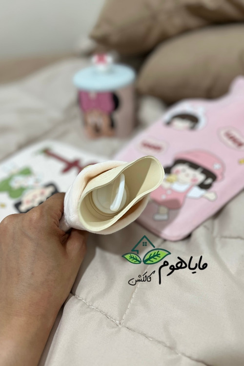 کیسه آب گرم فانتزی مخمل طرح دختر بانمک