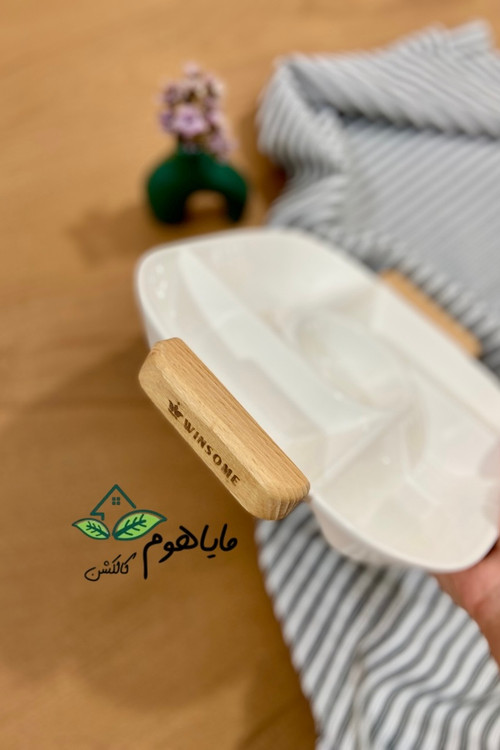 اردوخوری دسته چوبی سرامیک وینسم بزرگ