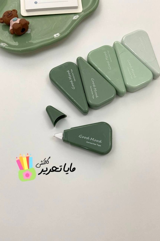 لاک غلط گیر نواری پاستلی طیف سبز