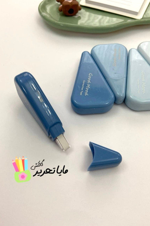 لاک غلط گیر نواری پاستلی طیف آبی