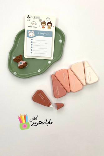 لاک غلط گیر نواری پاستلی طیف صورتی