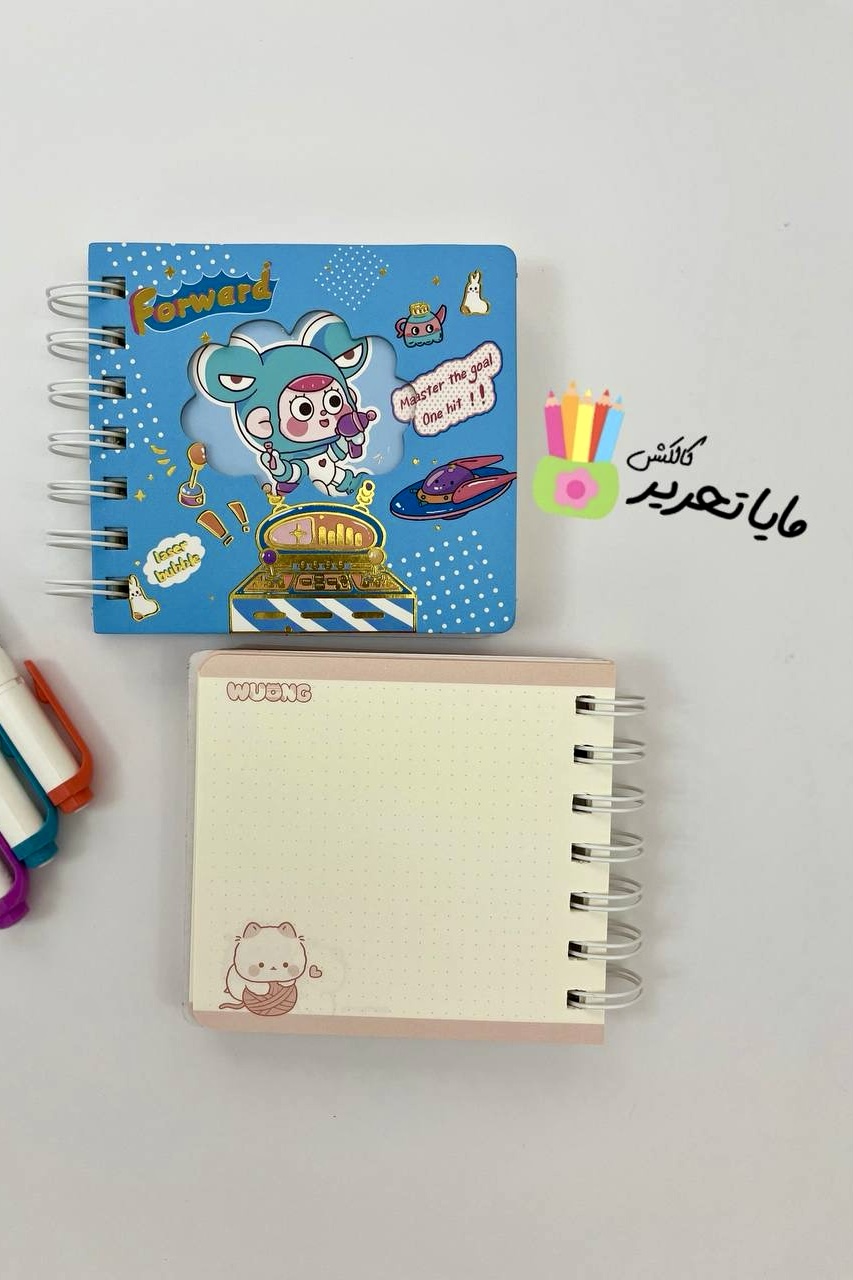 دفتر یادداشت نقطه ای جلد سخت حاشیه دار مدل فانتزی