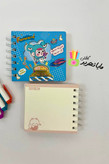 دفتر یادداشت نقطه ای جلد سخت حاشیه دار مدل فانتزی