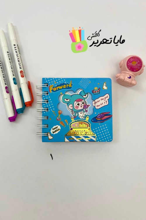 دفتر یادداشت نقطه ای جلد سخت حاشیه دار مدل فانتزی