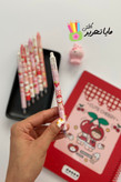 خودکار پاک کن دار فانتزی طرح دختر توت فرنگی
