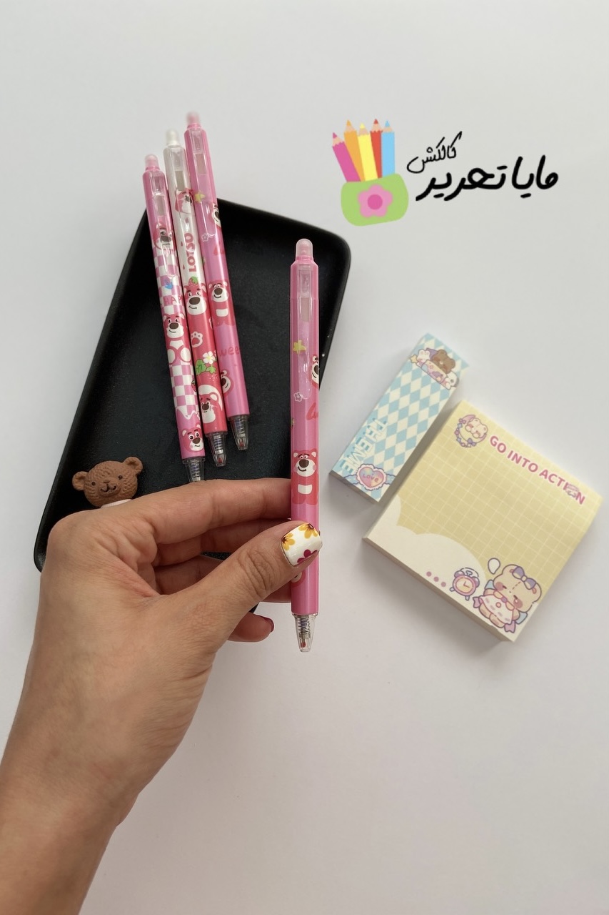 خودکار پاک کن دار فانتزی طرح لوتسو