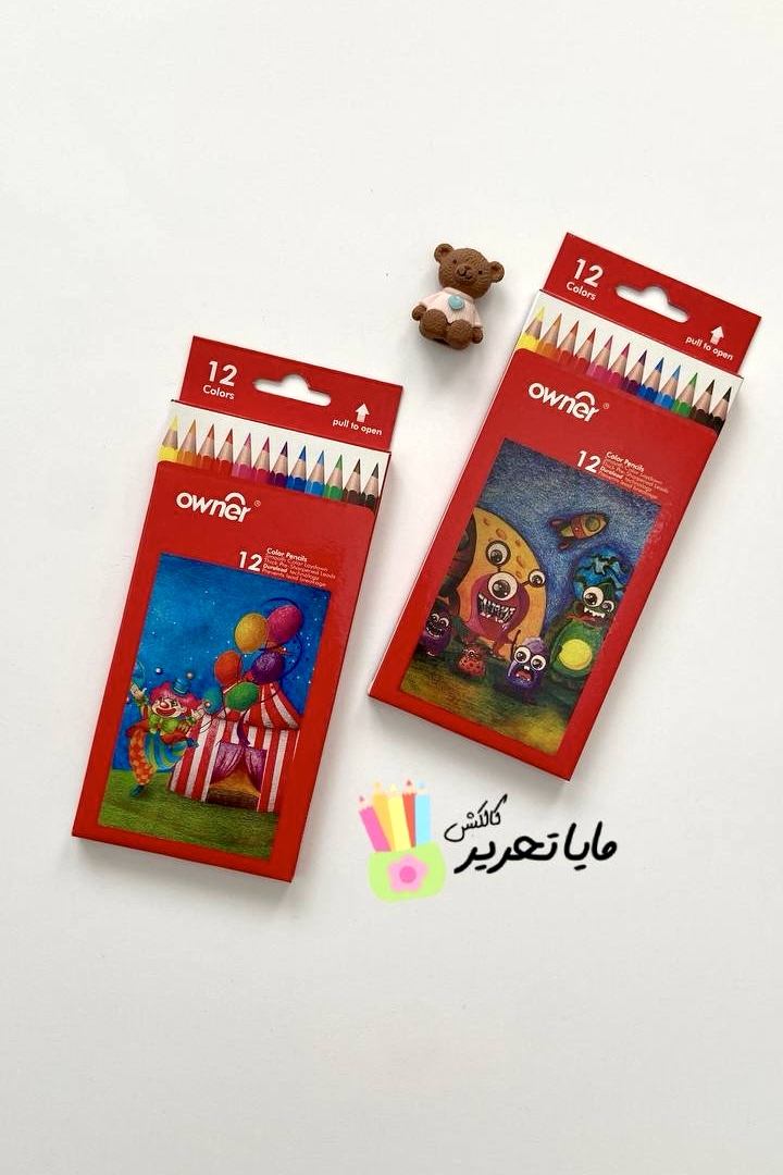 مداد رنگی 12 رنگ Owner