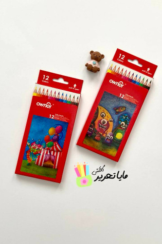 مداد رنگی 12 رنگ Owner