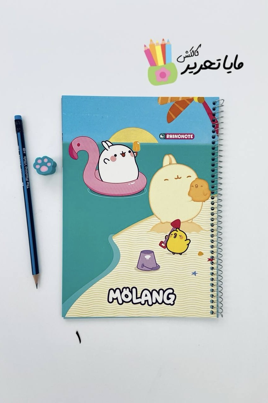 دفتر خط دار 40 برگ حاشیه دار برند راینو نوت