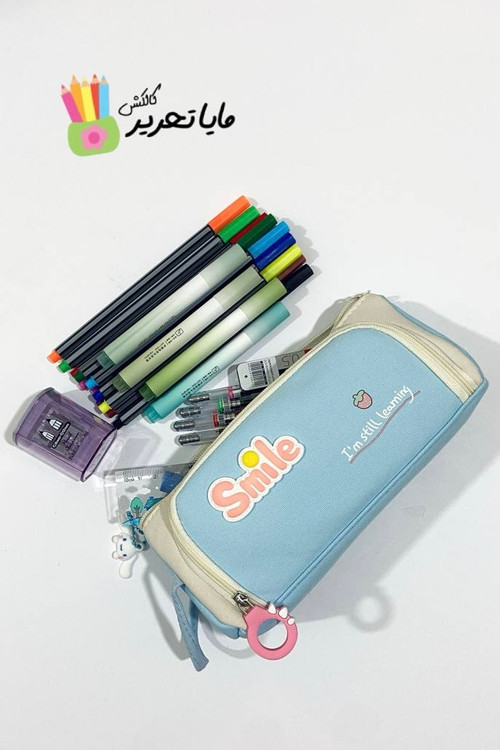 جامدادی دو زیپ پاستلی پینترستی