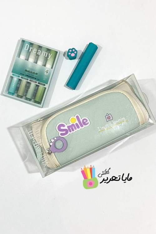 جامدادی دو زیپ پاستلی پینترستی