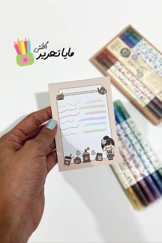 هایلایتر دو سر معطر بسته 6 عددی