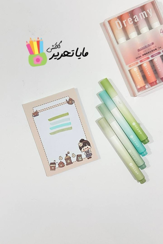هایلایتر پاستلی | علامت زن پاستلی بسته ۴ عددی Dreamy