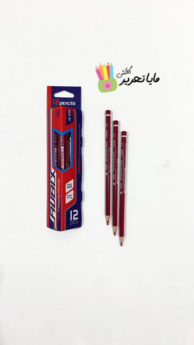 مداد قرمز سه گوش برند روبیکس Rubix