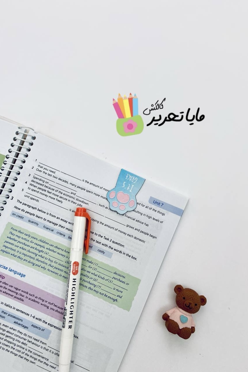 ست ۴ عددی بوک مارک مگنتی طرح پنجه گربه