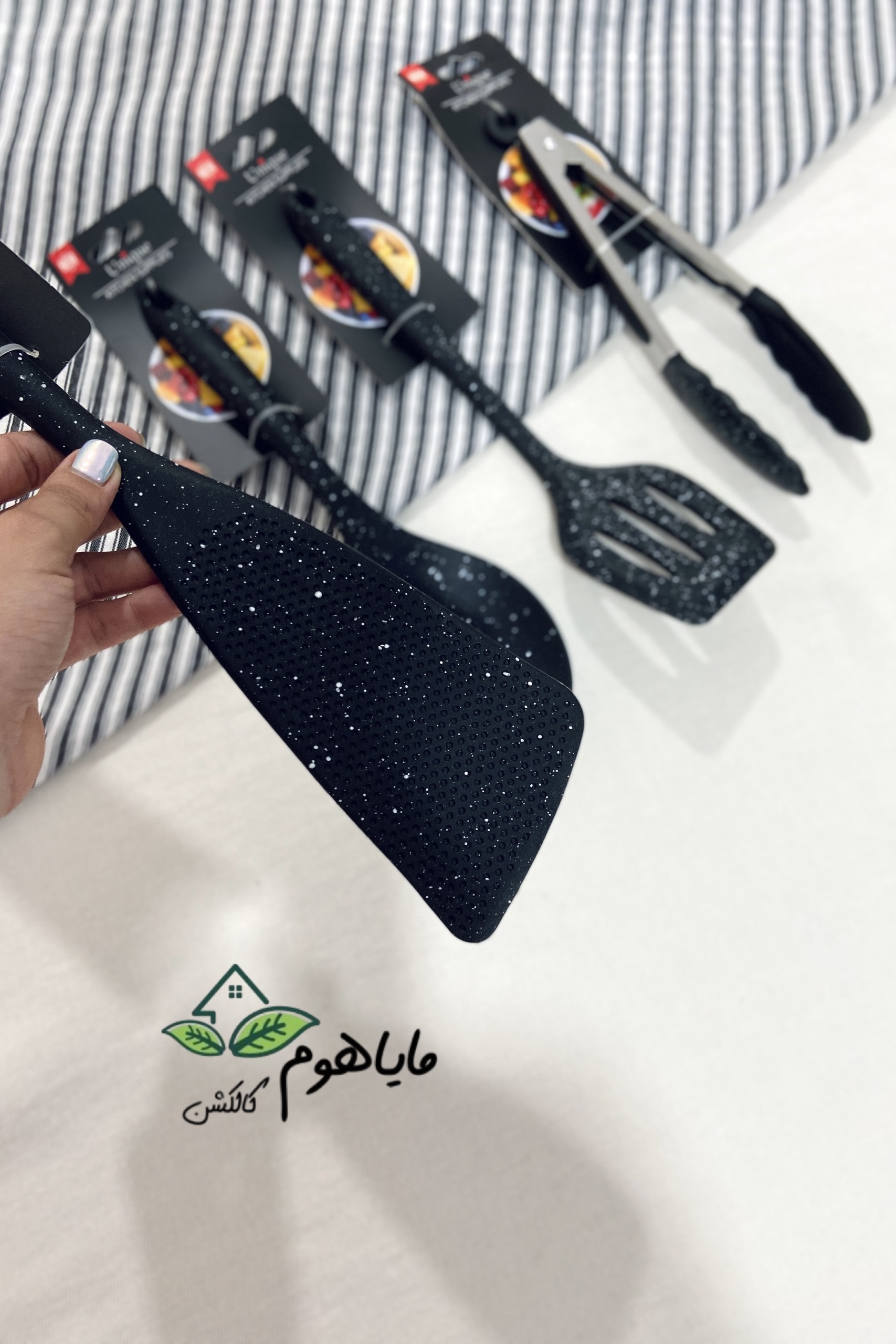 کفگیر و ملاقه سیلیکونی یونیک