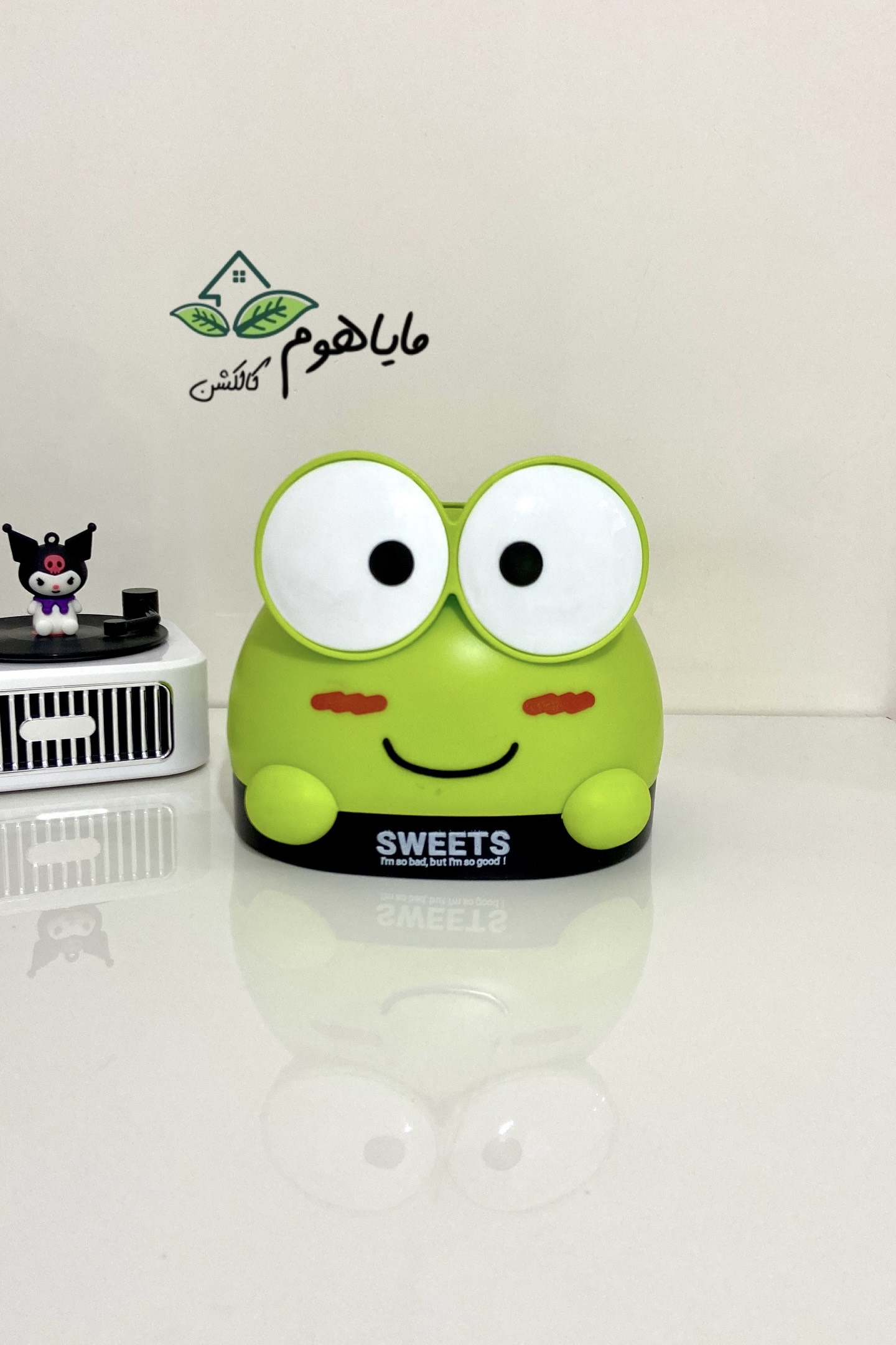 جا دستمال کاغذی طرح قورباغه