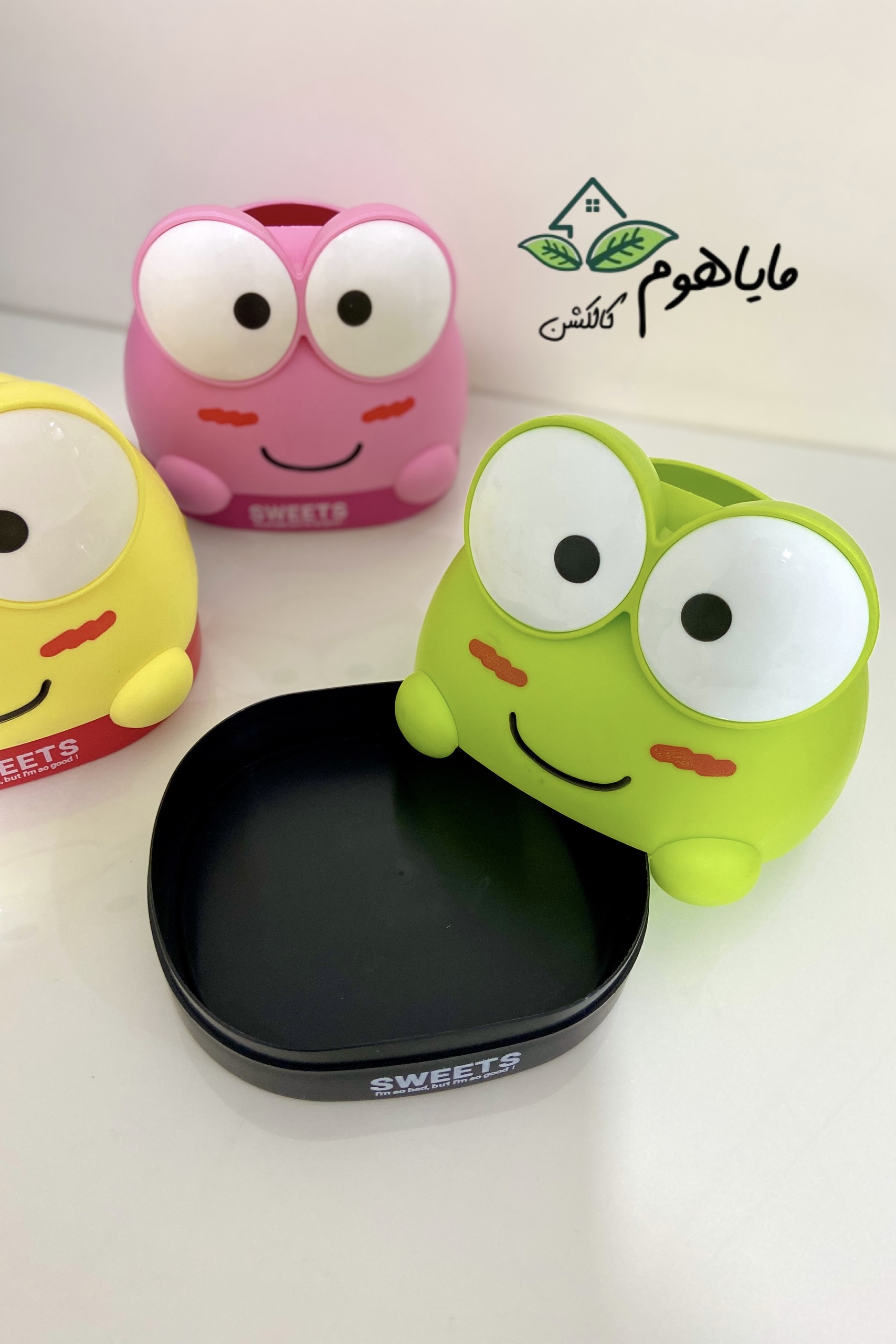 جا دستمال کاغذی طرح قورباغه