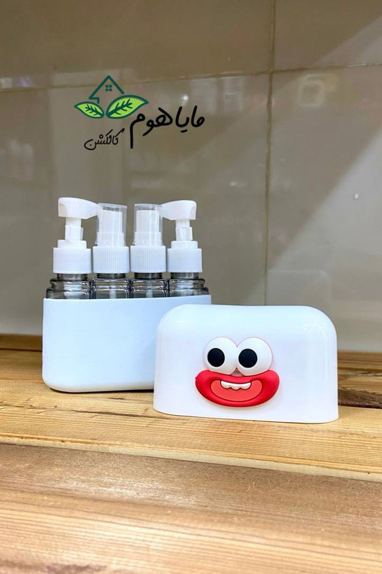 پک بهداشتی مسافرتی چهار تایی همراه با قیف و برچسب