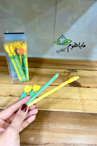 گیره بسته بندی مواد غذایی بسته 8 عددی