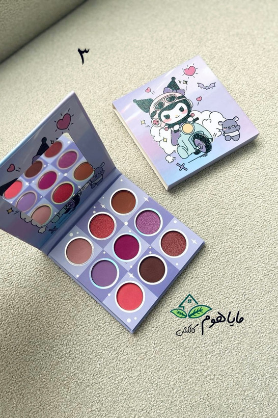 پالت سایه چشم 9 رنگ مدل کرومی
