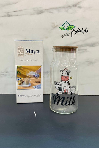 بطری شیر در چوبی برند مایا