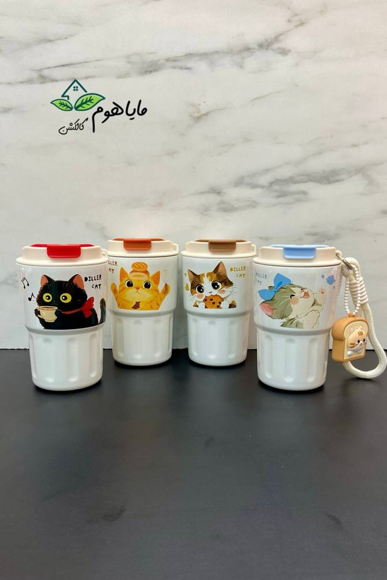 تراول ماگ طرح گربه برند دیلر DILLER