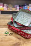 تابه سرامیکی مربع وارداتی (قرمز)
