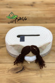 جادستمال كاغذي قيطان دوزي شده مدل فرشته