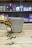 سطل زباله قيطان دوزي شده مدل ببعی