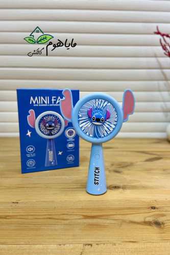 پنکه فانتزی شارژی سه سرعته مدل استیچ رینگ لایت دار